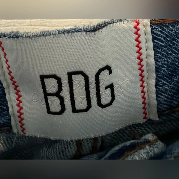 BDG X High waist cowboy relaxed jeans Urban Renewal Remade Patchwork 90s rare 29 - Picture 4 of 7